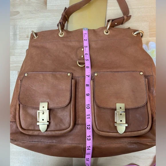 Cour Art Brazilian Leather shoulder and crossbody Tote Bag - Picture 10 of 13